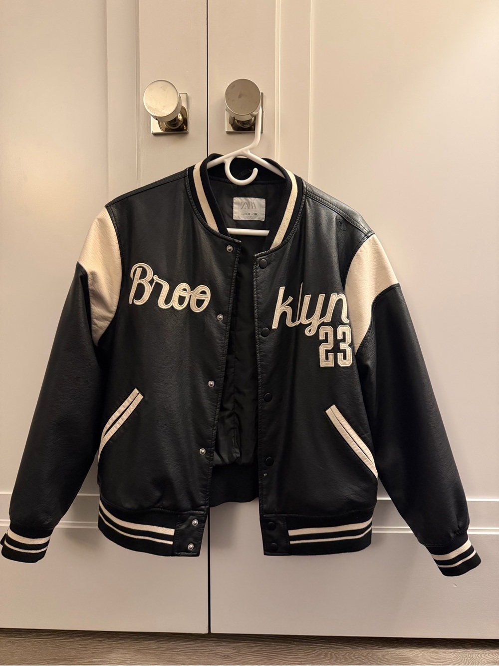 Zara Kids Brooklyn Varsity Jacket - size 11/12